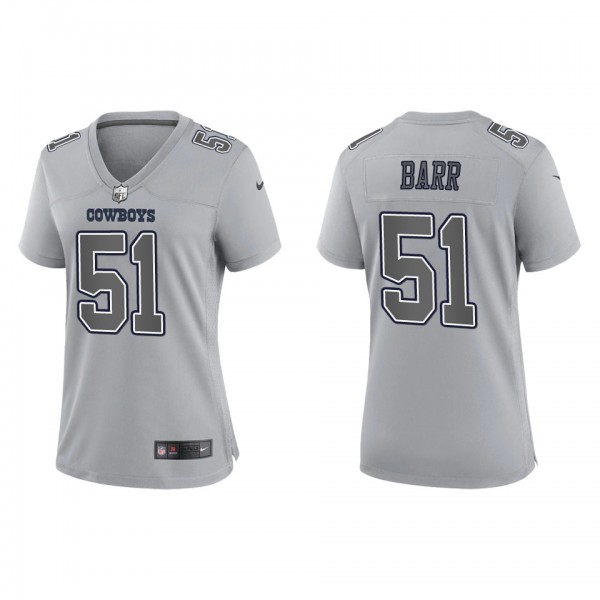 Women's Dallas Cowboys Anthony Barr Gray Atmospher...