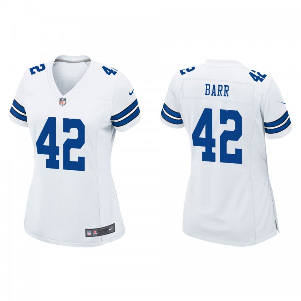 Women's Dallas Cowboys Anthony Barr White Game Jersey