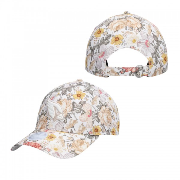 Women's Arizona Cardinals Cream Bloom 9TWENTY Adjustable Hat
