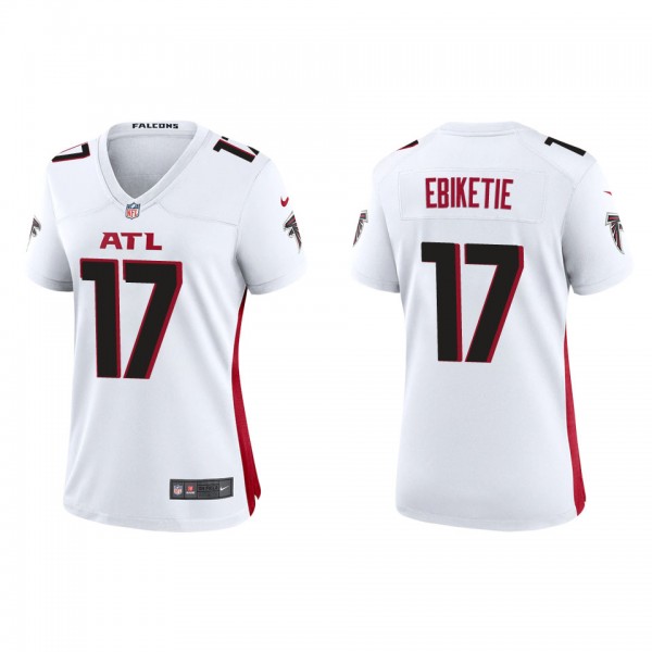 Women's Atlanta Falcons Arnold Ebiketie White Game...