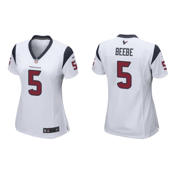 Women's Beebe Texans White Game Jersey