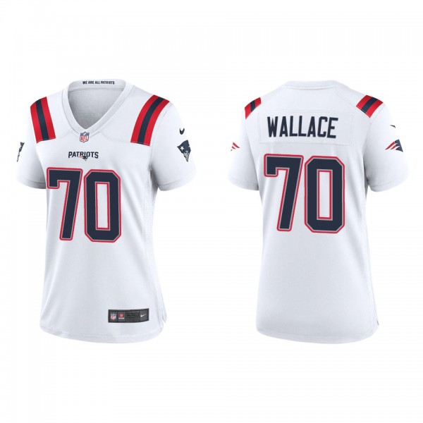 Women's Caedan Wallace New England Patriots White ...