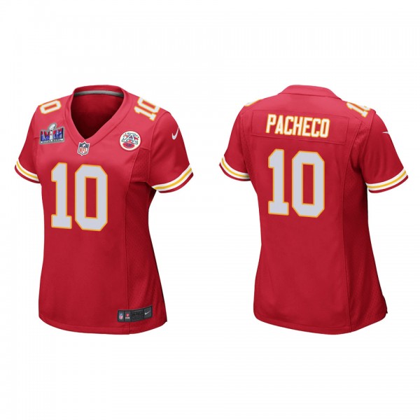 Women's Isiah Pacheco Kansas City Chiefs Red Super Bowl LVIII Game Jersey