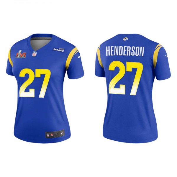 Women's Los Angeles Rams Darrell Henderson Royal S...