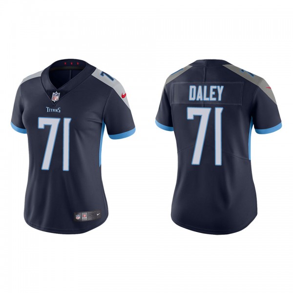 Women's Tennessee Titans Dennis Daley Navy Vapor L...