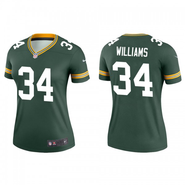 Women's Green Bay Packers Dexter Williams Green Legend Jersey