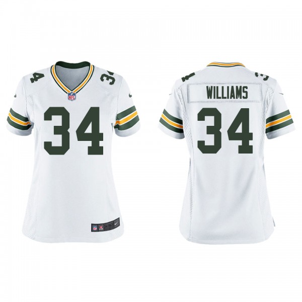 Women's Green Bay Packers Dexter Williams White Game Jersey