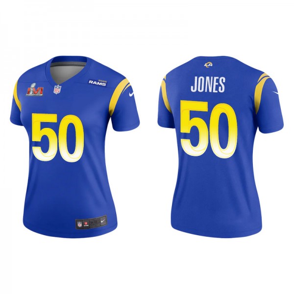 Women's Los Angeles Rams Ernest Jones Royal Super ...