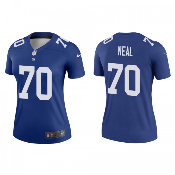 Women's New York Giants Evan Neal Royal 2022 NFL D...