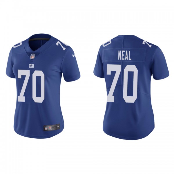 Women's New York Giants Evan Neal Royal Vapor Limi...