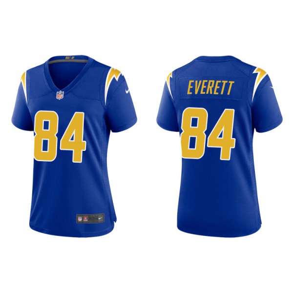 Women's Los Angeles Chargers Gerald Everett Royal Alternate Game Jersey