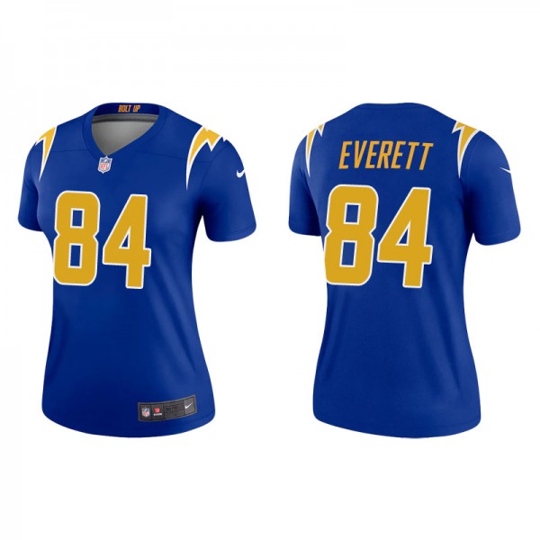 Women's Los Angeles Chargers Gerald Everett Royal ...