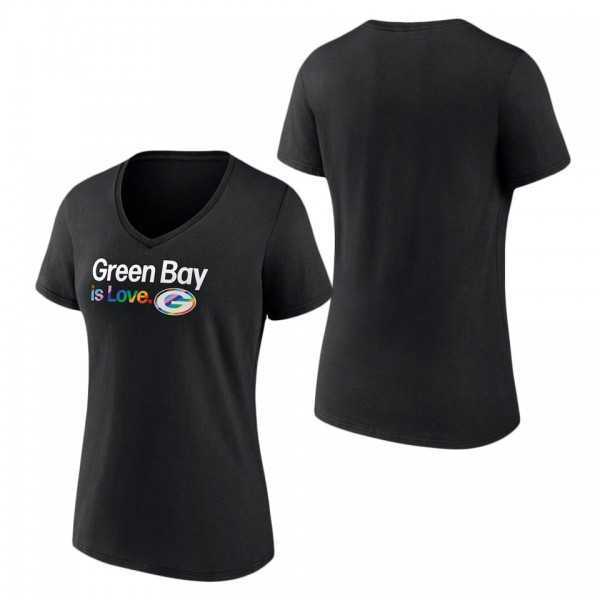 Women's Green Bay Packers Fanatics Branded Black C...