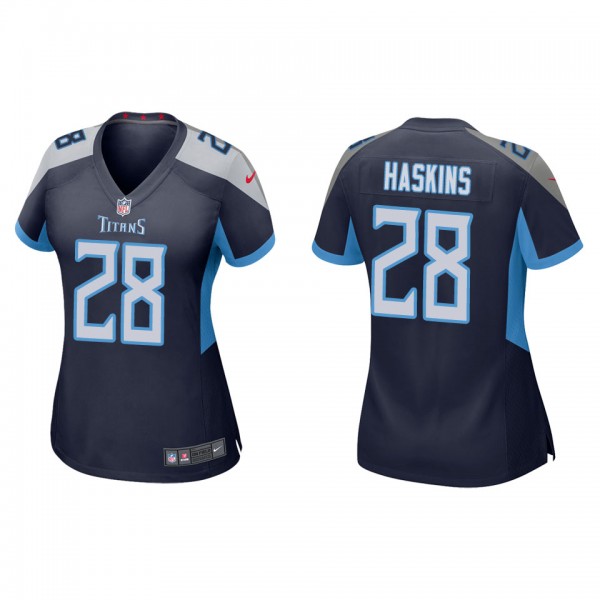 Women's Tennessee Titans Hassan Haskins Navy Game ...
