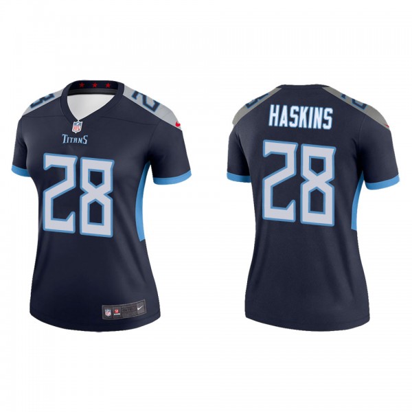 Women's Tennessee Titans Hassan Haskins Navy Legen...