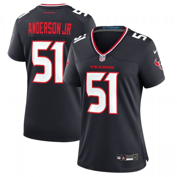 Women's Houston Texans Will Anderson Jr. Navy Game...