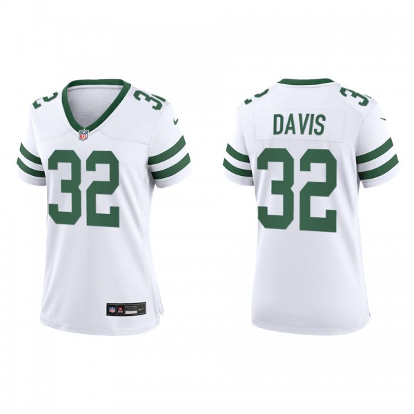 Women's Isaiah Davis New York Jets White Legacy Ga...