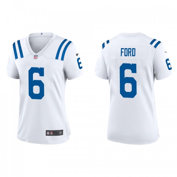 Women's Indianapolis Colts Isaiah Ford White Game ...