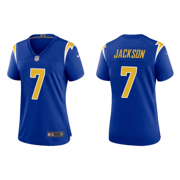 Women's Los Angeles Chargers J.C. Jackson Royal Alternate Game Jersey