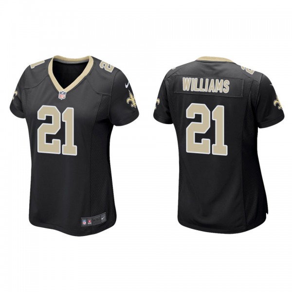 Women's Jamaal Williams New Orleans Saints Black G...
