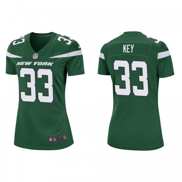 Women's Jaylen Key New York Jets Green Game Jersey