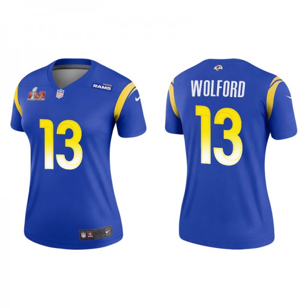 Women's Los Angeles Rams John Wolford Royal Super ...