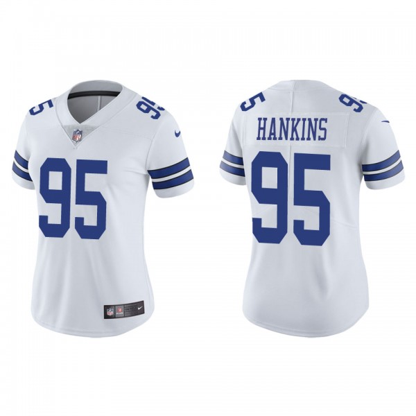 Women's Dallas Cowboys Johnathan Hankins White Vap...
