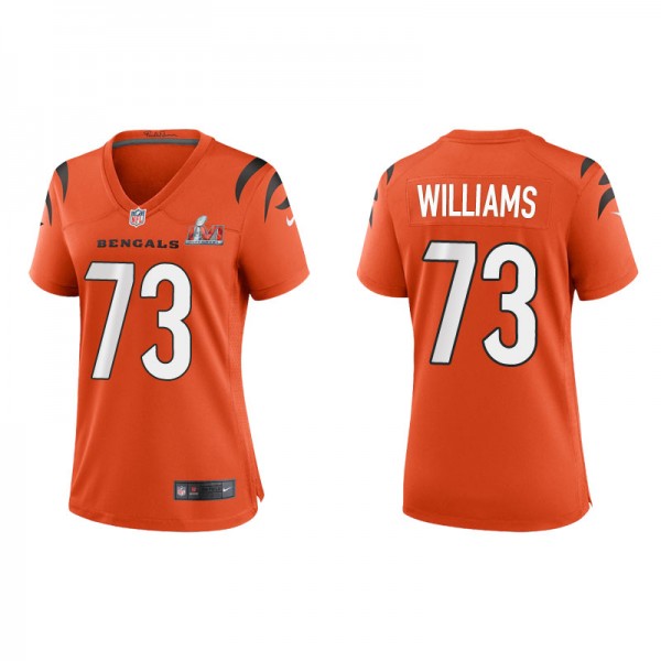 Women's Cincinnati Bengals Jonah Williams Orange S...