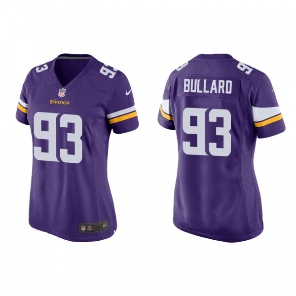 Women's Minnesota Vikings Jonathan Bullard Purple ...