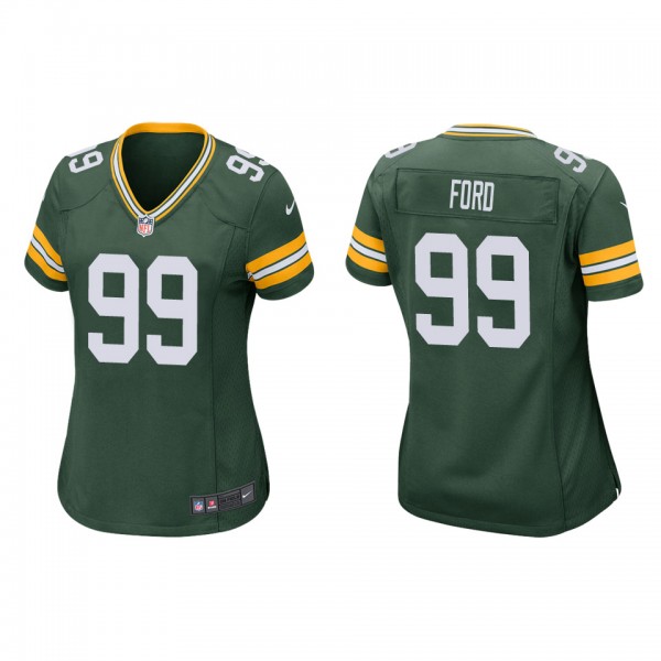 Women's Green Bay Packers Jonathan Ford Green Game...