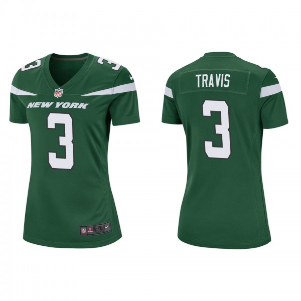 Women's Jordan Travis New York Jets Green Game Jer...