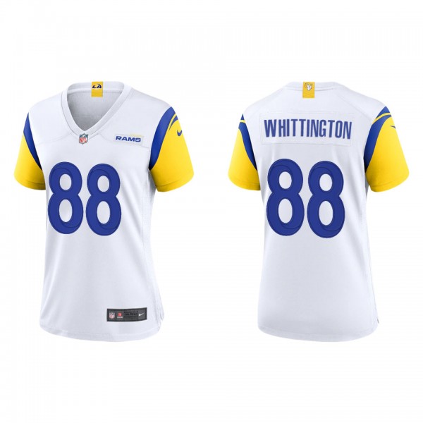 Women's Jordan Whittington Los Angeles Rams White ...