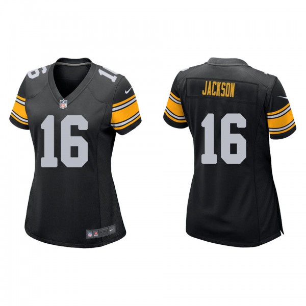Women's Pittsburgh Steelers Josh Jackson Black Game Jersey