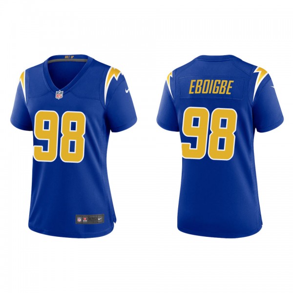 Women's Justin Eboigbe Los Angeles Chargers Royal ...