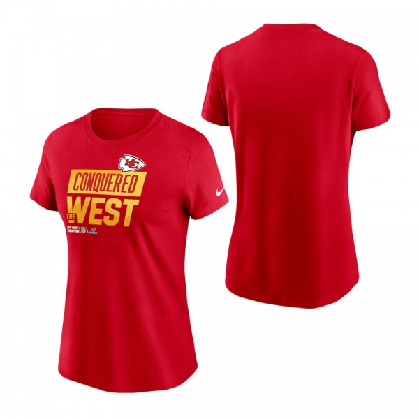 Women's Kansas City Chiefs Nike Red 2022 AFC West ...