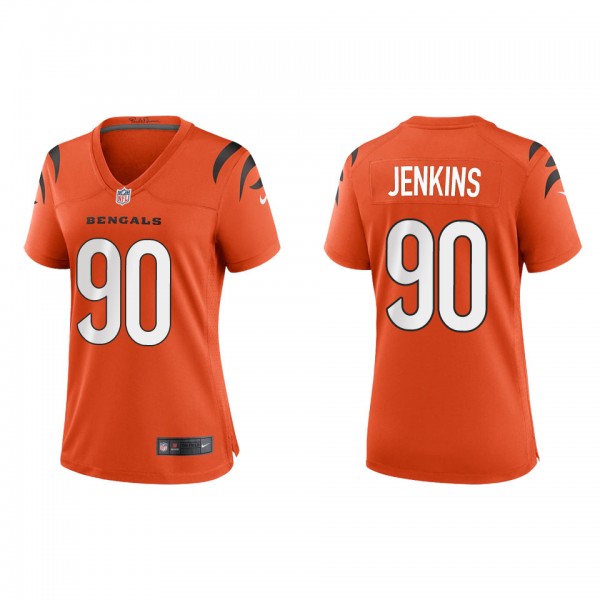Women's Kris Jenkins Cincinnati Bengals Orange Gam...