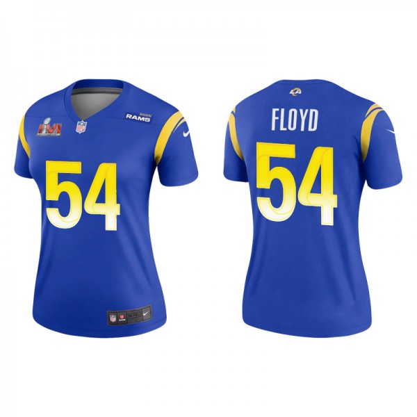 Women's Los Angeles Rams Leonard Floyd Royal Super Bowl LVI Legend Jersey