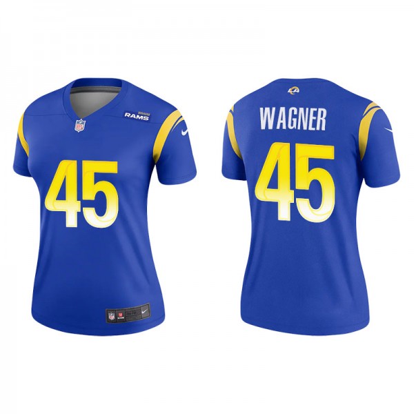 Women's Bobby Wagner Los Angeles Rams Royal Legend...