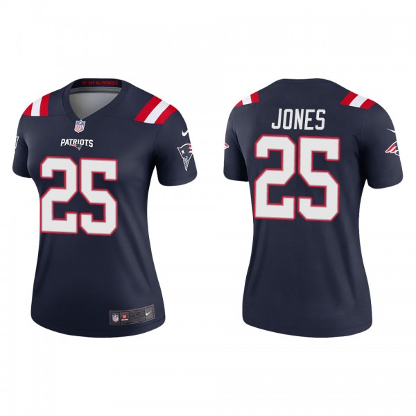 Women's New England Patriots Marcus Jones Navy Leg...