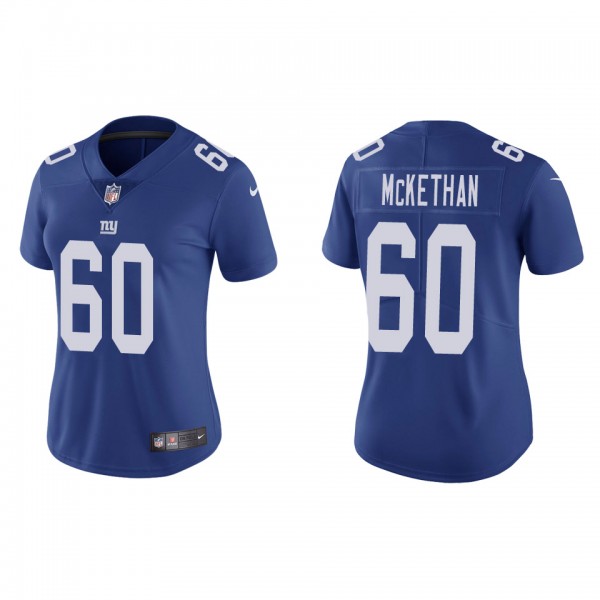 Women's New York Giants Marcus McKethan Royal 2022...
