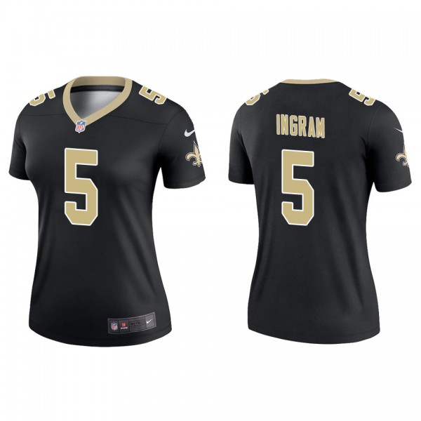 Women's New Orleans Saints Mark Ingram Black Legen...