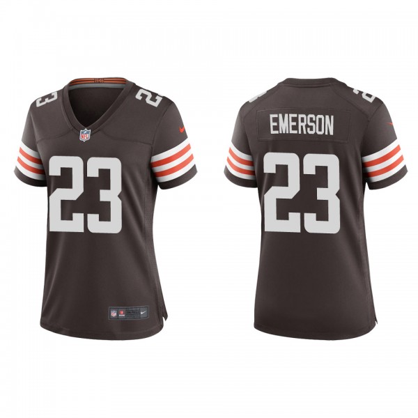 Women's Cleveland Browns Martin Emerson Brown Game...