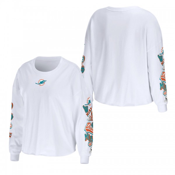 Women's Miami Dolphins WEAR by Erin Andrews White ...