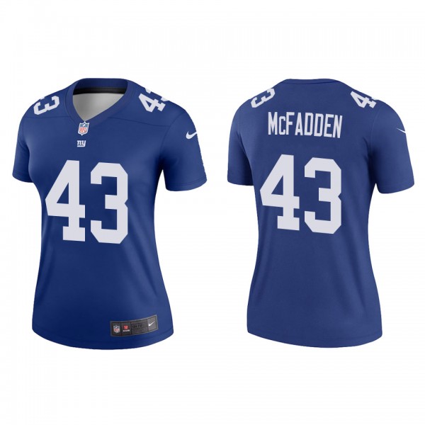 Women's New York Giants Micah McFadden Royal 2022 ...