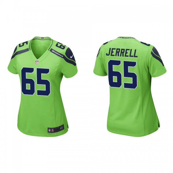 Women's Michael Jerrell Seattle Seahawks Neon Gree...