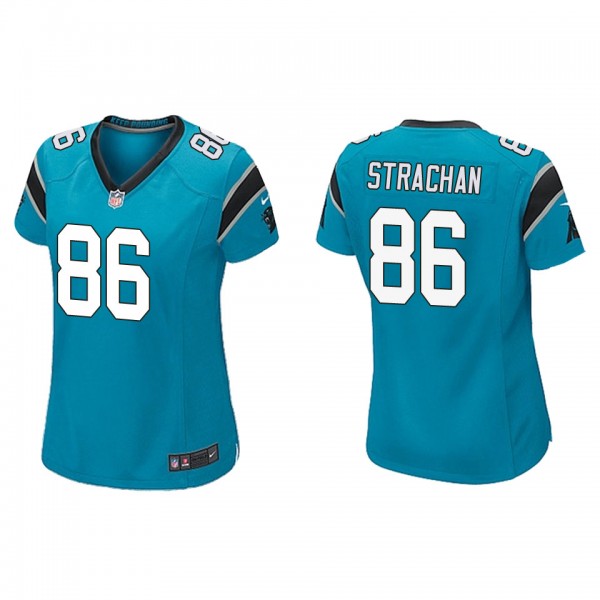 Women's Michael Strachan Panthers Blue Game Jersey