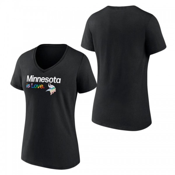 Women's Minnesota Vikings Fanatics Branded Black C...