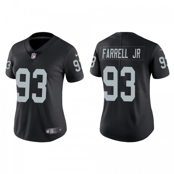 Women's Las Vegas Raiders Neil Farrell Jr. Black Vapor Limited Jersey