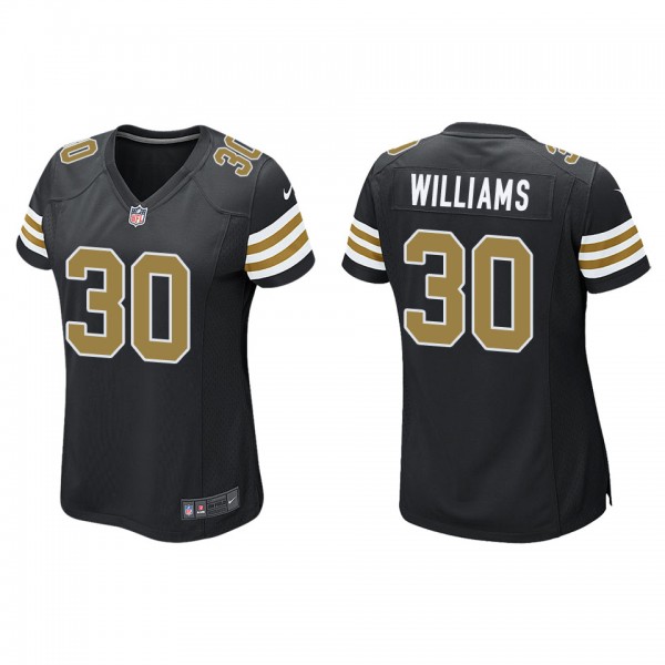 Women's Jamaal Williams New Orleans Saints Black Alternate Game Jersey