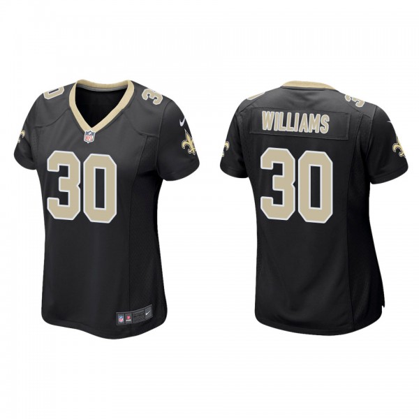 Women's Jamaal Williams New Orleans Saints Black G...